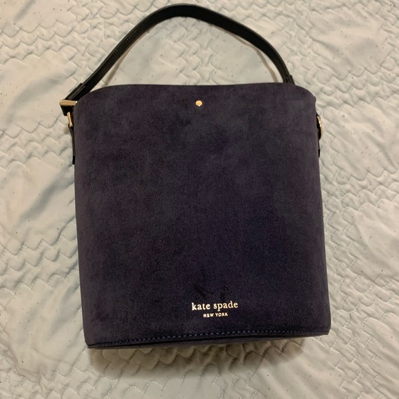 Kate Spade Suzy Suede Small Bucket Bag - Picture 7 of 9